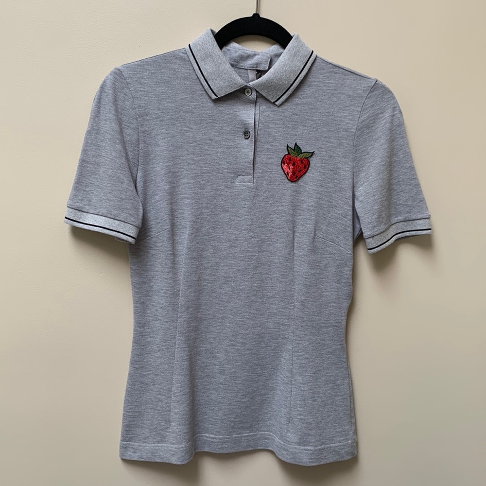 🍓 New with tag Dolce & Gabbana Embroidered Polo
